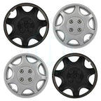 Set of 4 Universal 14-Inch Wheel Covers for 4 Lug Tires