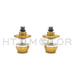 2X CNC Swingarm Spools Sliders for Universal Motorcycle 6MM Gold