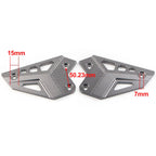 Rear Footrest Heel Plates Guard Protector for KAWASAKI Z900 (2017-2023)