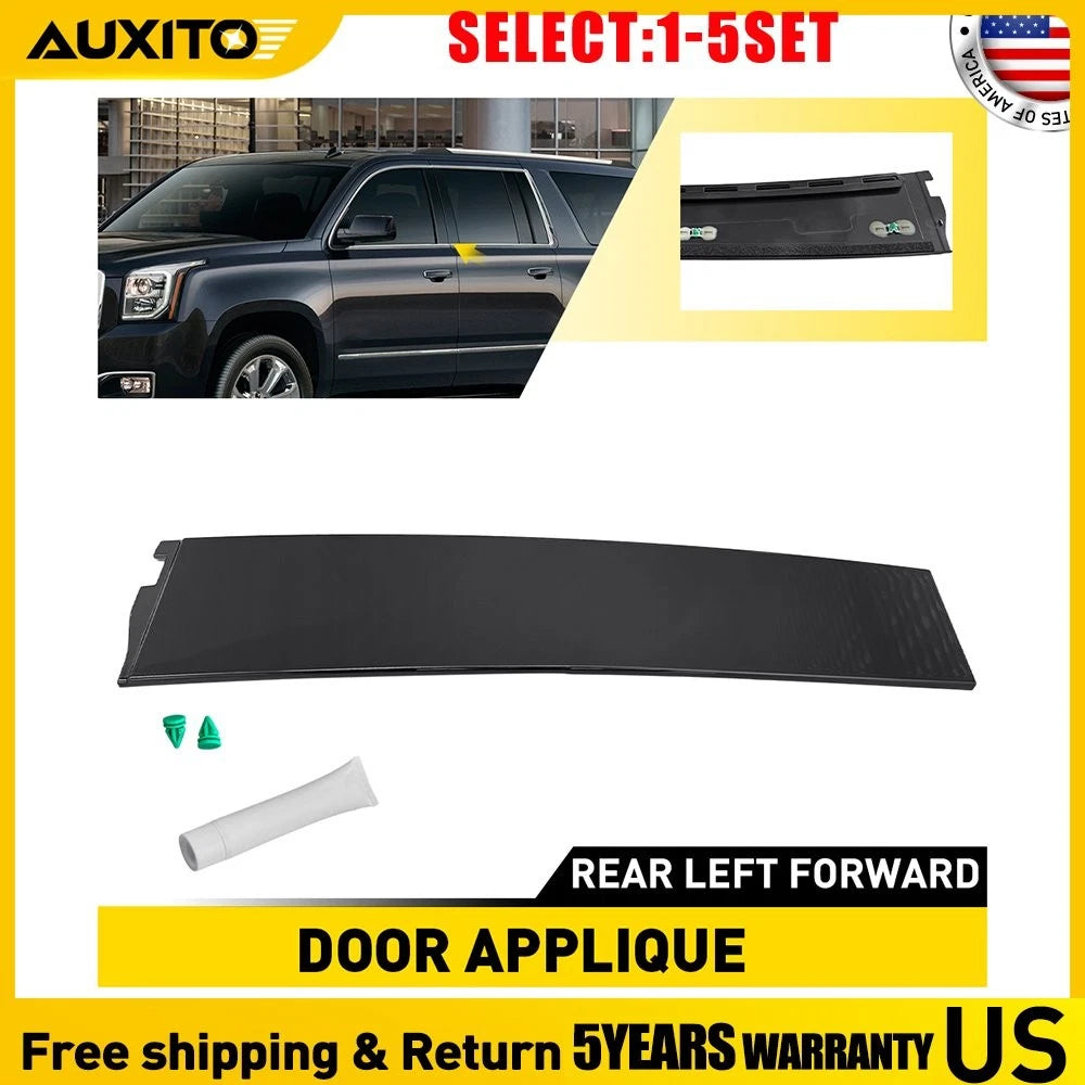 Left Rear Forward Door Applique Molding for Chevrolet GMC Cadillac (1-5X)