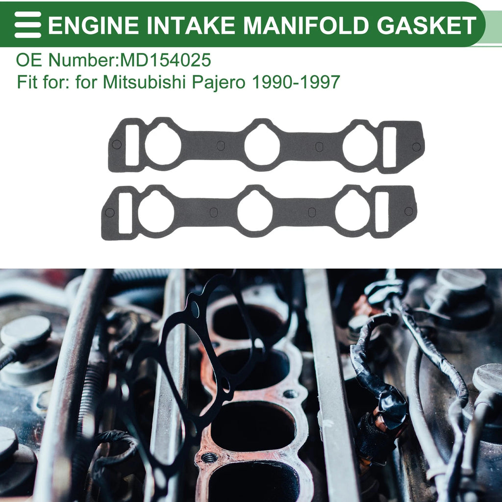 Engine Intake Manifold Gasket for Mitsubishi Pajero (1990–1997) No.MD154025