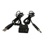 USB Flush Mount Socket Panel for Navigation (150cm Cable Length)