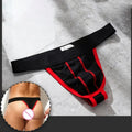 2X Breathable Mesh Sports Thong Underwear for Men - Color Blocking