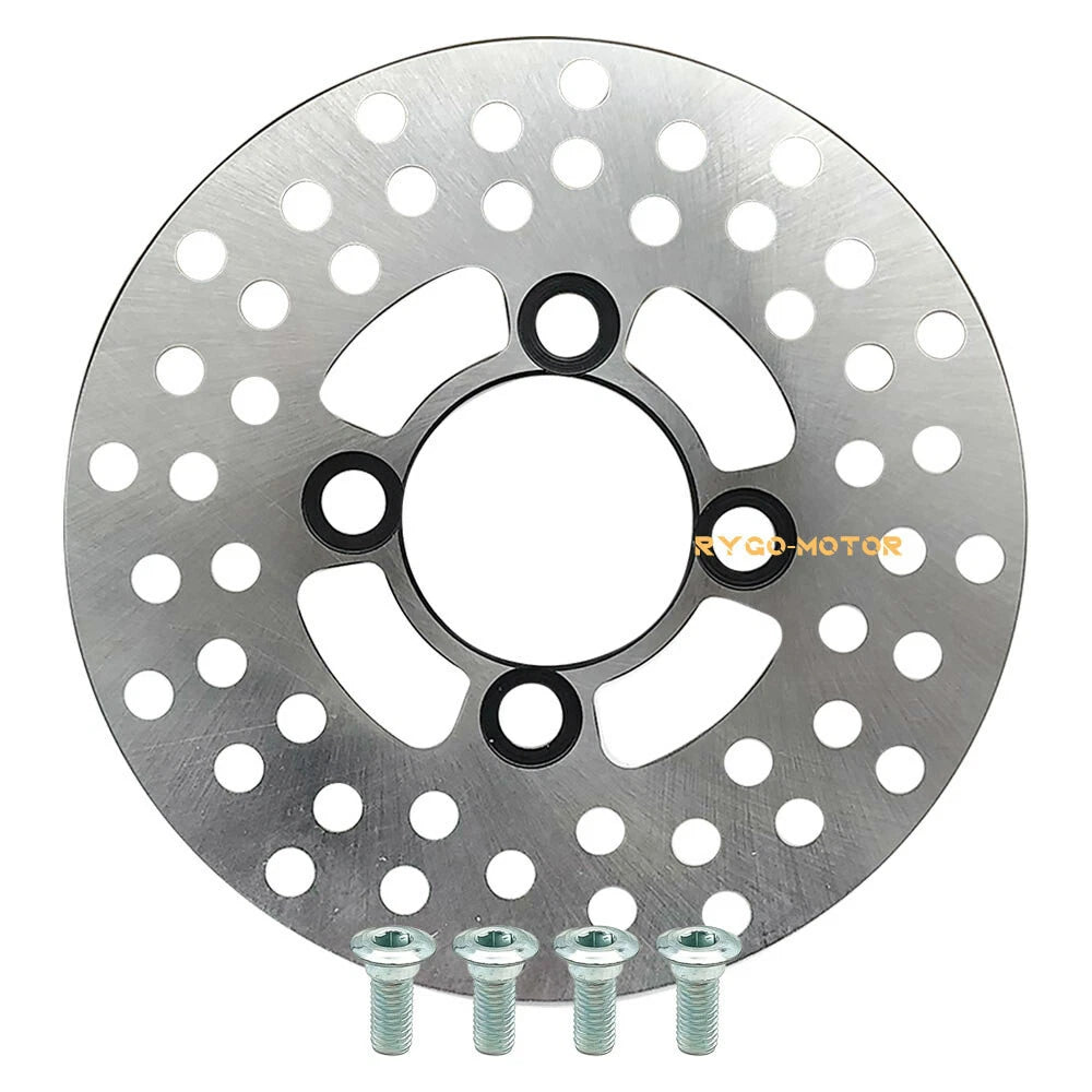 Front Brake Disc Rotor Set with Stud Bolts for Yamaha Raptor 250 350 660 700 (2006–2014)