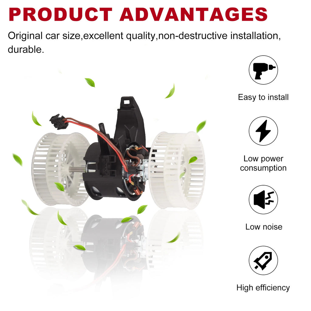 A/C Blower Motor for BMW 525i 528i 530i 535i 545i 550i 650i M5 M6 (2001–2010)