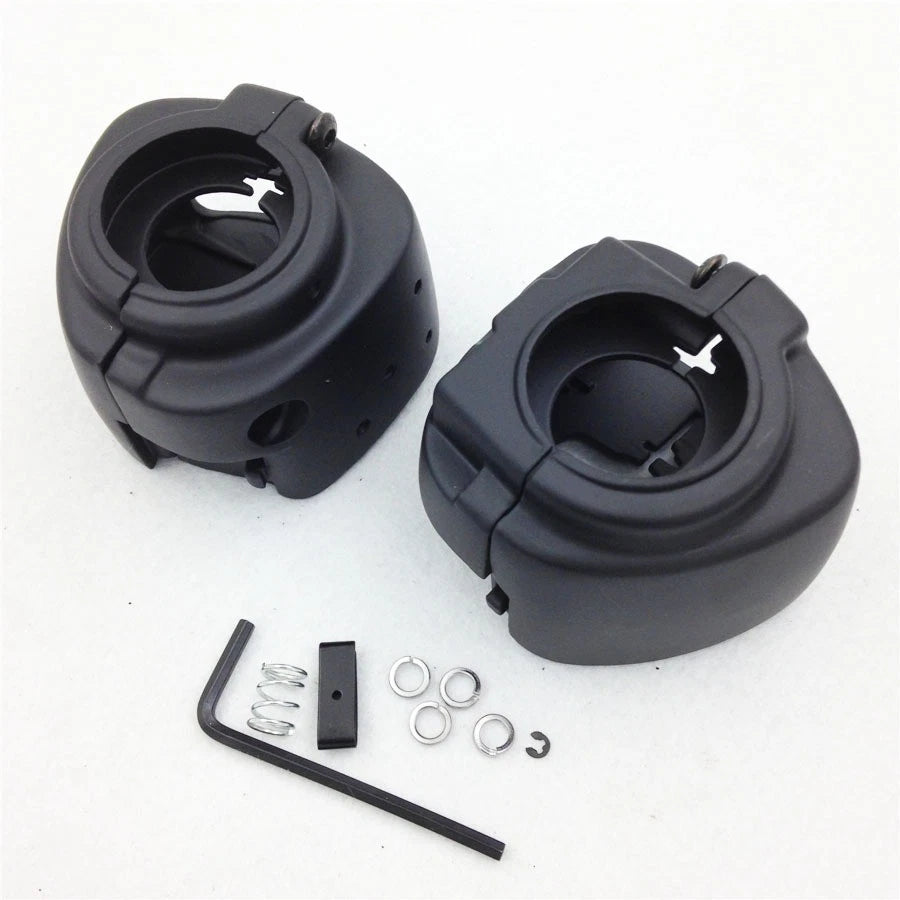 Black Switch Housing Cover for Harley Sportster Dyna Softail V-Rod (2002–2010)