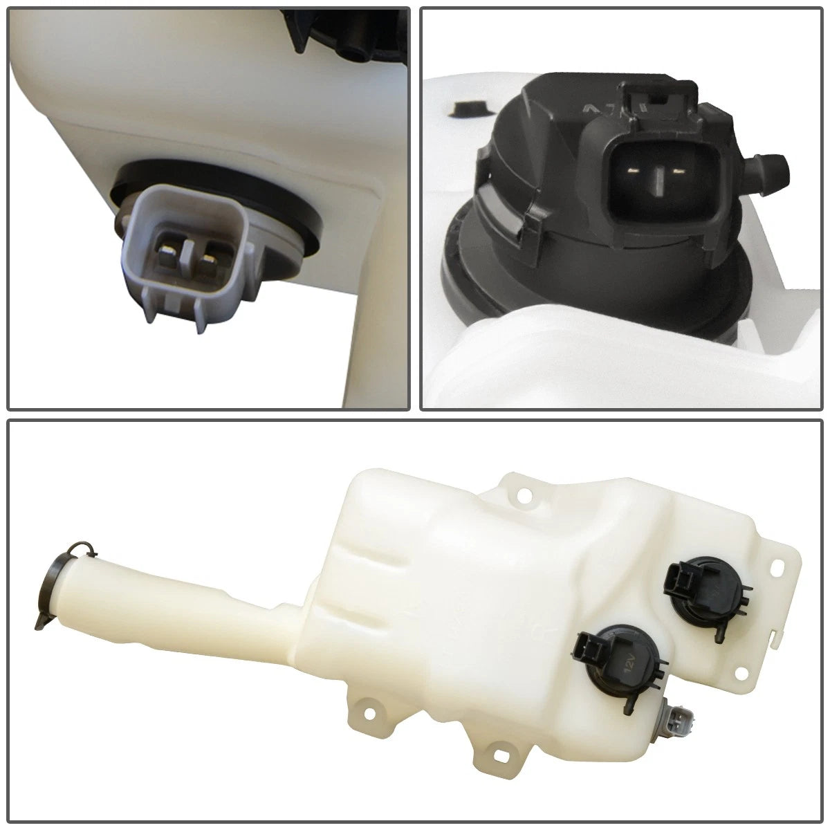 Windshield Washer Fluid Reservoir Tank for Mazda 6 (2005–2008) w/Level Sensor