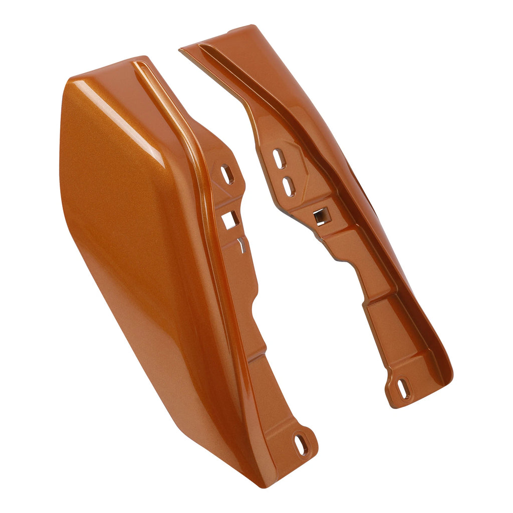 Mid-Frame Air Deflectors for Harley Street Electra Glide (2009–2024) Amber