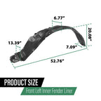 Front Left Fender Liner Splash Shield for Toyota RAV4 (2013–2018)
