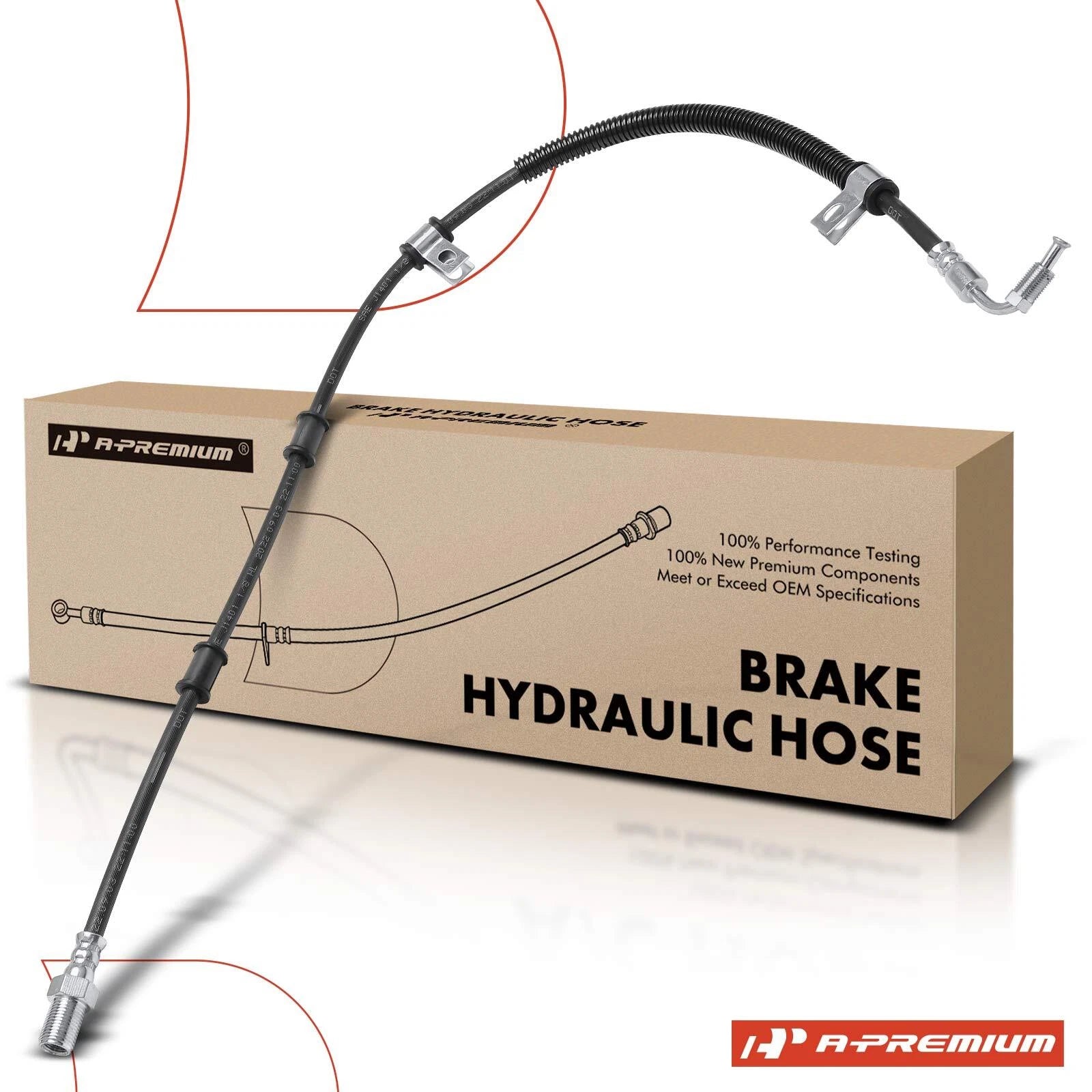 Front Brake Hydraulic Hose for Ford F650 F750 (2000–2023)