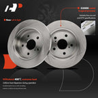 Rear Disc Brake Rotors & Ceramic Pads for Toyota Camry (2018–2023)