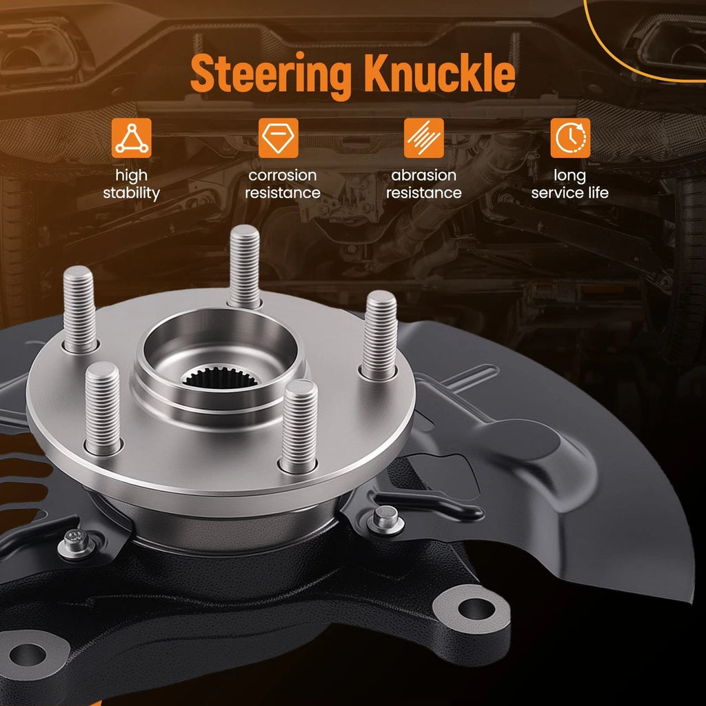 Front Left Steering Knuckle and Wheel Hub Bearing for Toyota Camry (2012–2013)