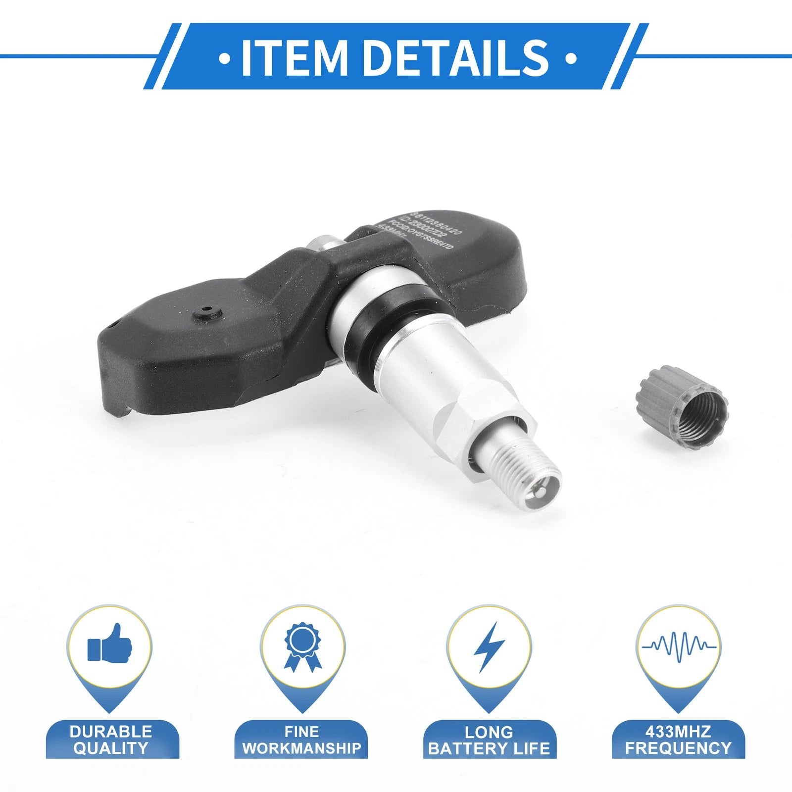 Tire Pressure Sensor for BMW 7 Series E38 E65 E66 E67 (1998–2003) No.36112360420