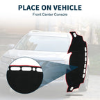 Dashboard Cover Mat for Nissan X-Trail T32 (2013–2024) Black Red Set