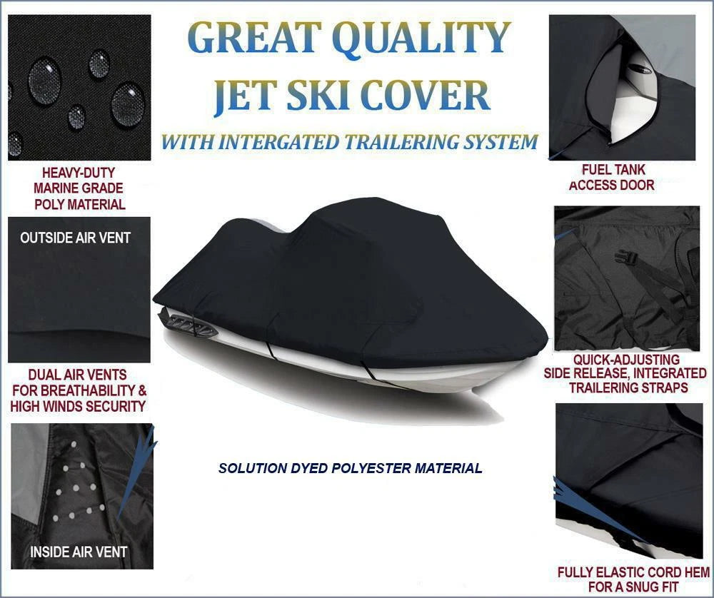 Trailerable Cover for Sea Doo JetSki GTX 4-TEC (2002–2007)