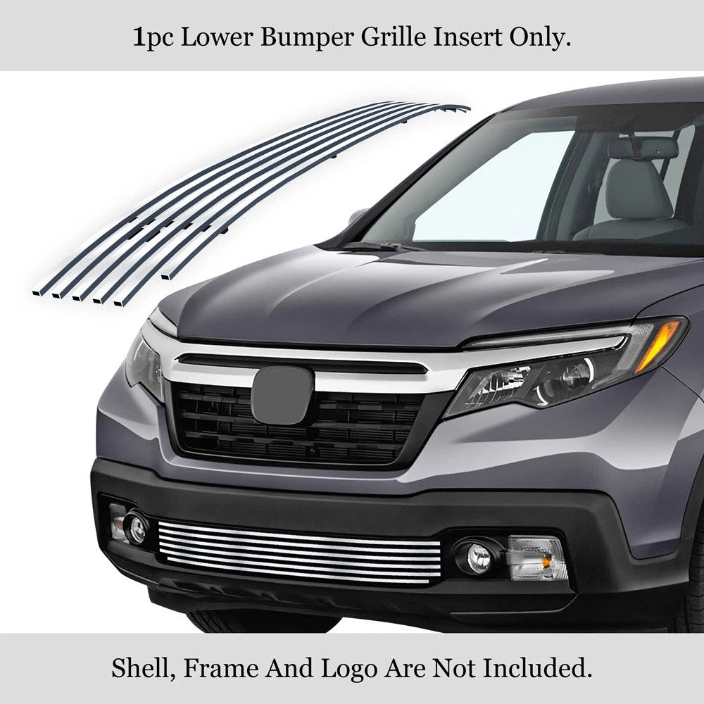 Stainless Chrome Grille for Honda Ridgeline (2017-2020)