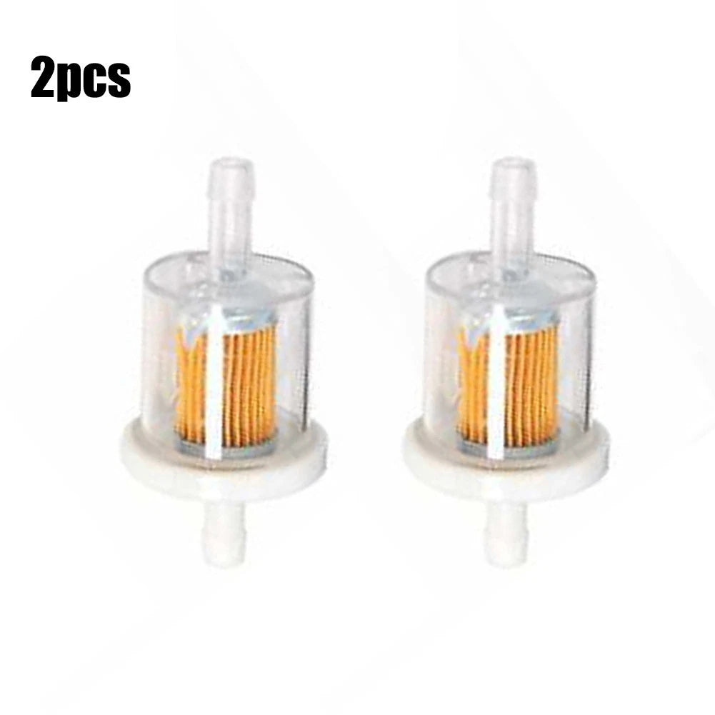 Set of 2 Fuel Filters for Kawasaki 490190014, 4901900 (Inline Design)