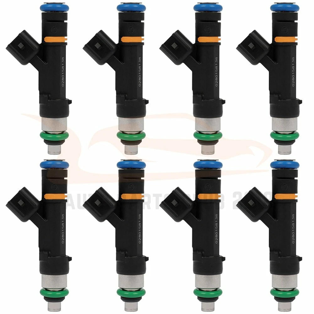 Set of 8 Fuel Injectors for Ford F-250/F-350 Super Duty (2007–2010)