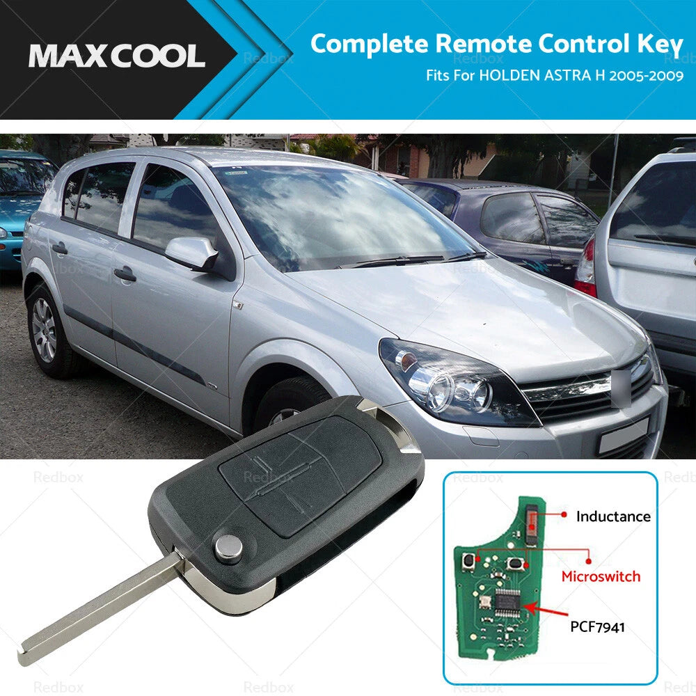 Complete Remote Control Key for Holden Astra H (2005–2009)