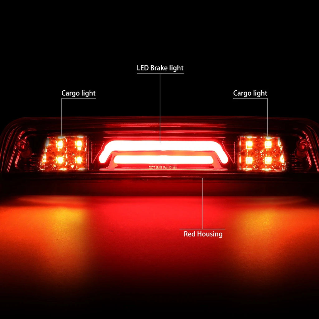3D LED Bar Third Tail Brake Light for Ram 1500 2500 (2009–2017)