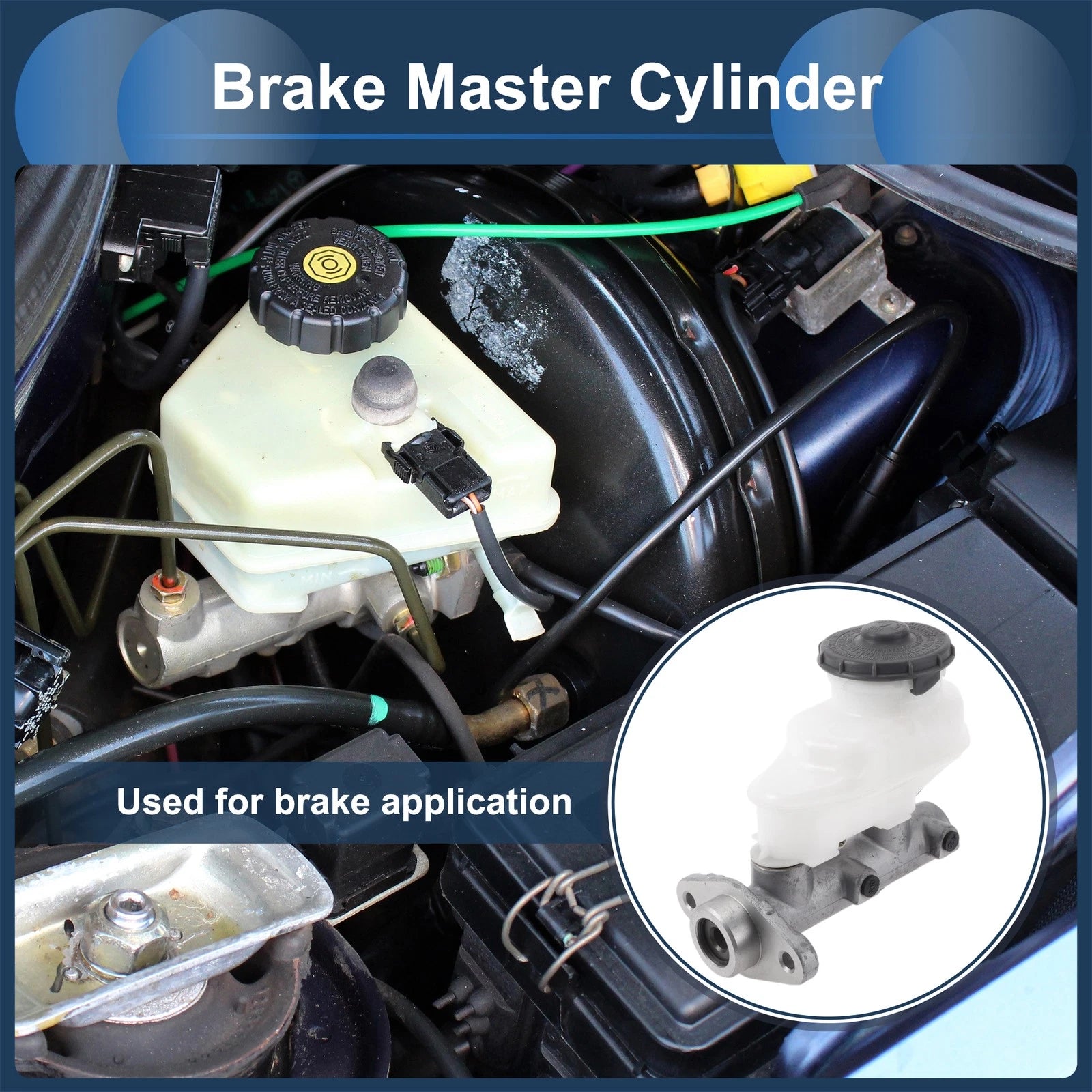 Brake Master Cylinder Reservoir No. 46100S84A52 for Honda Accord (1998–2002)