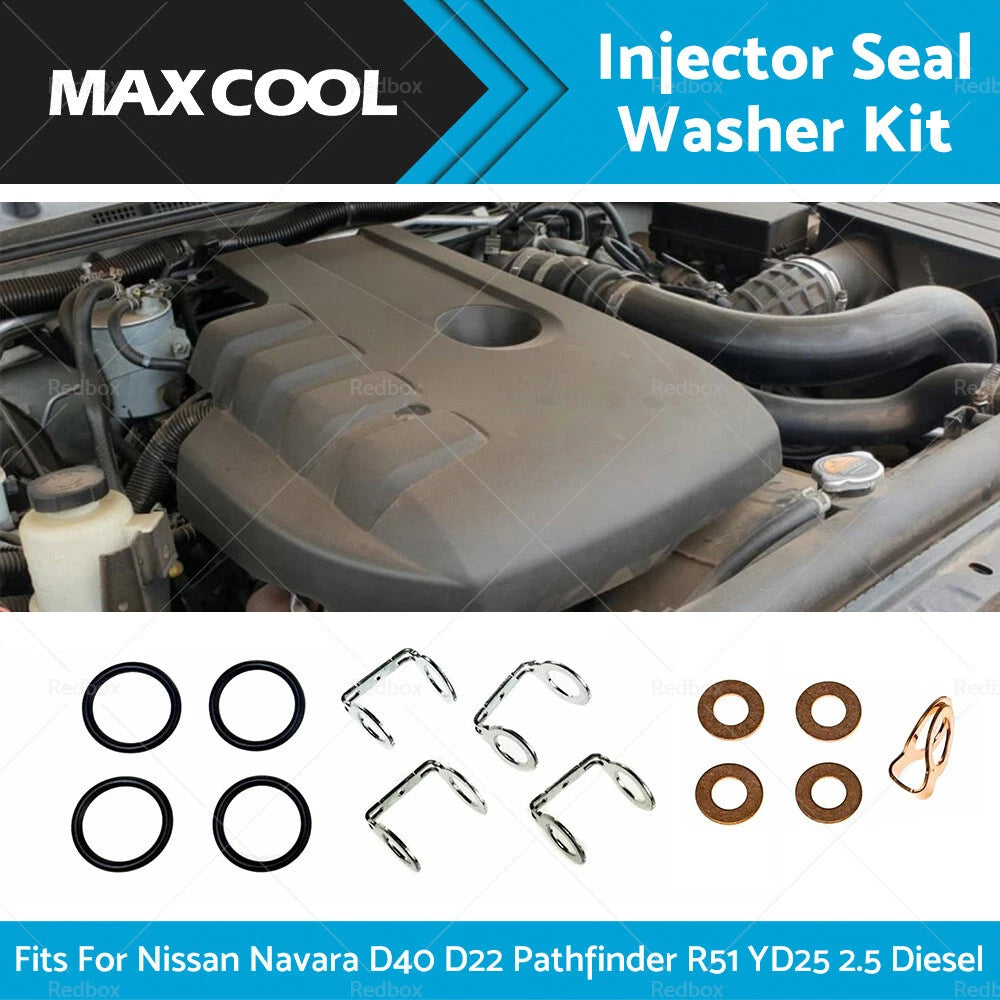 Injector Seal Washer Kit for Nissan Navara D40 D22 Altima (2006–2011)