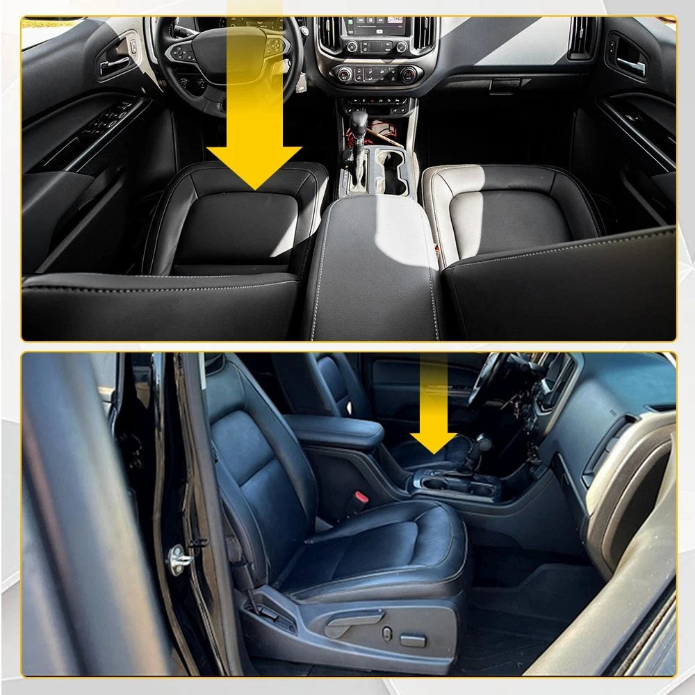 Lower Seat Cover for Chevrolet Colorado ZR2 (2015–2022) Black Microfiber Leather