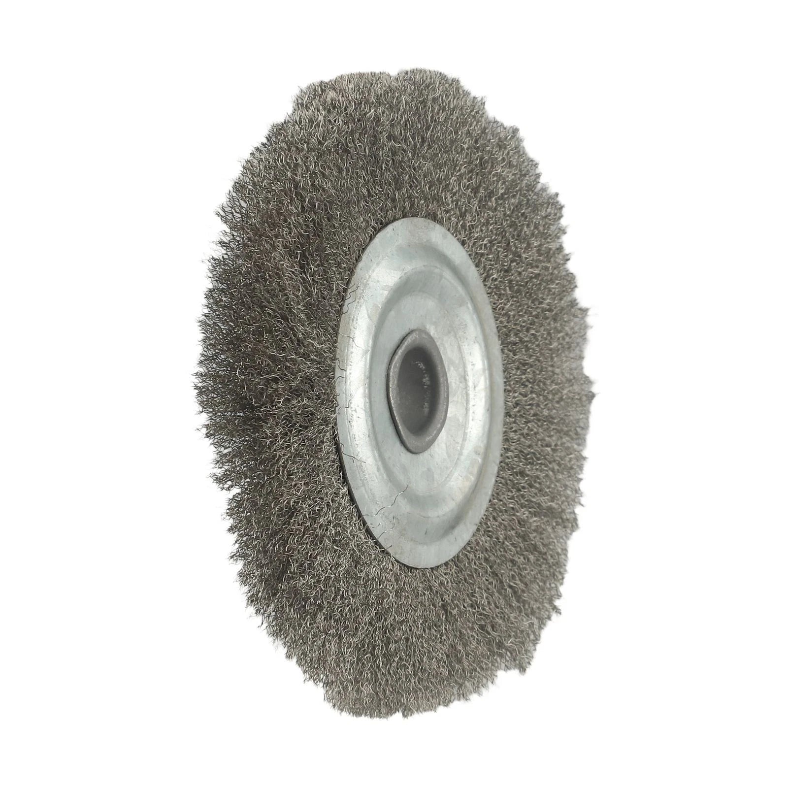 Stainless Steel Wire Wheel Brush for Deburring and Polishing (16mm Hole)