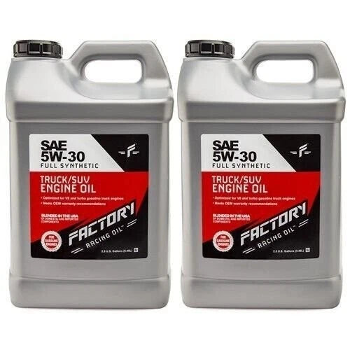 5 Gallon Factory Racing Oil SAE 5W-30 Full Synthetic for Truck/SUV (GF-6A)