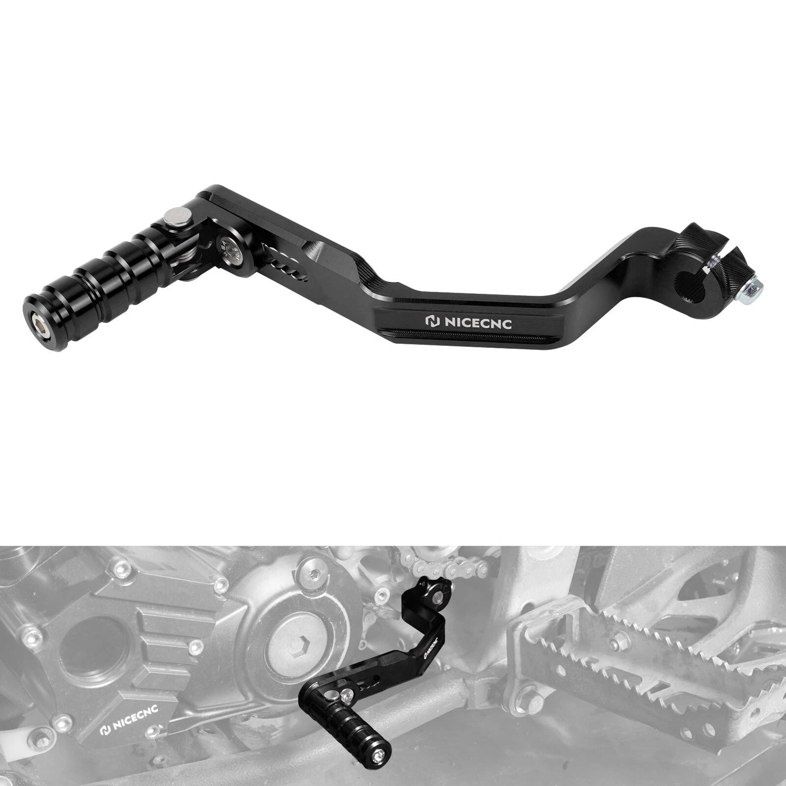 Gear Shifter Shift Lever Pedal for Yamaha YFZ450R/RSE (2009–2025) Black