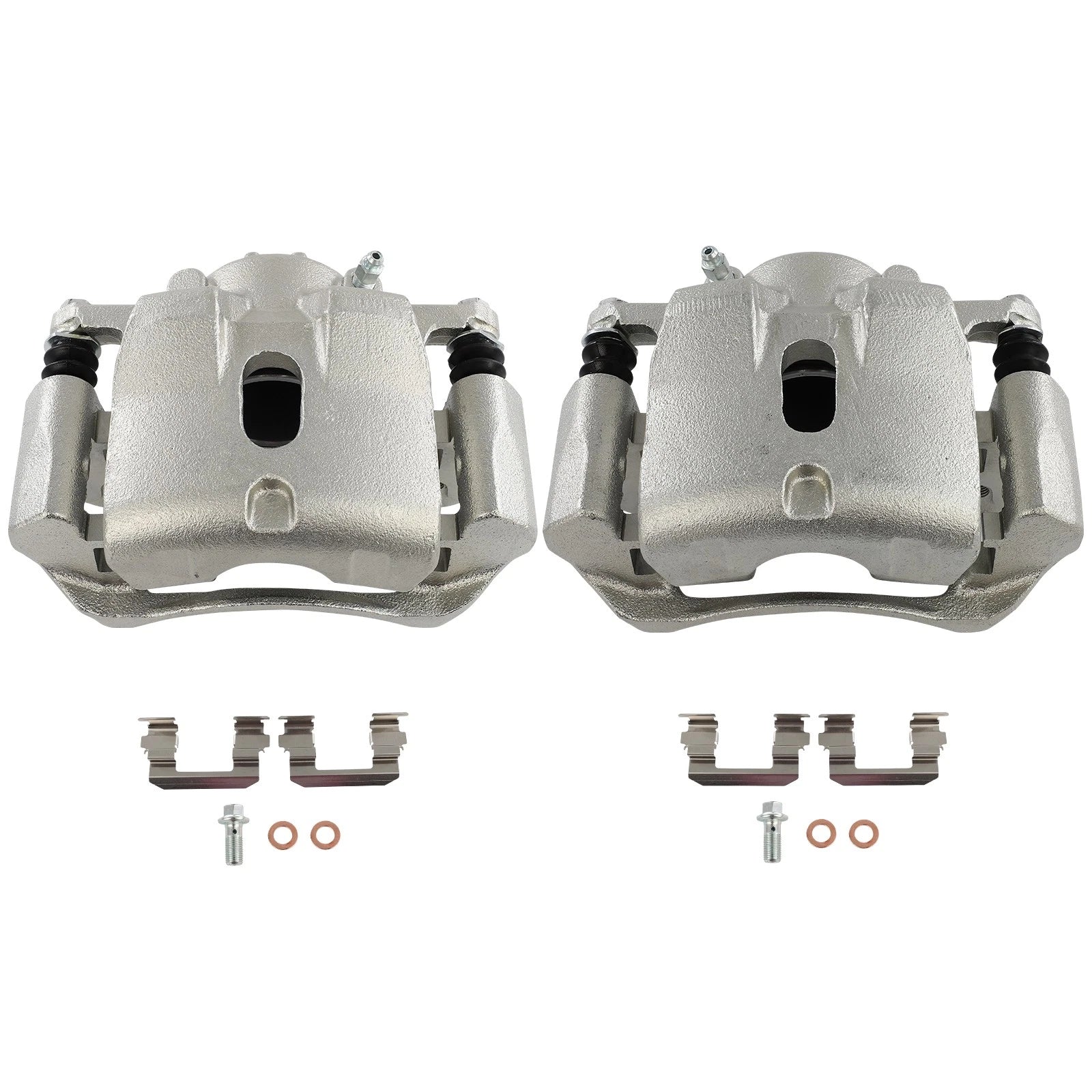 Set of 2 Front Brake Calipers with Bracket for Honda Pilot (2003–2008)