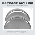 1 Pair Round Trailer Fenders for 14"-16" Wheels (Fits )