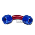 2X Aluminum -4AN 90 Swivel Oil/Fuel/Gas Line Hose End Fitting