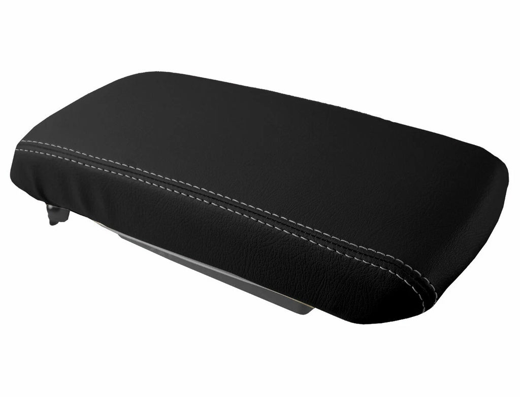 Console Lid Armrest Cover for Dodge Avenger (2008–2014) - Leather Gray Stitch