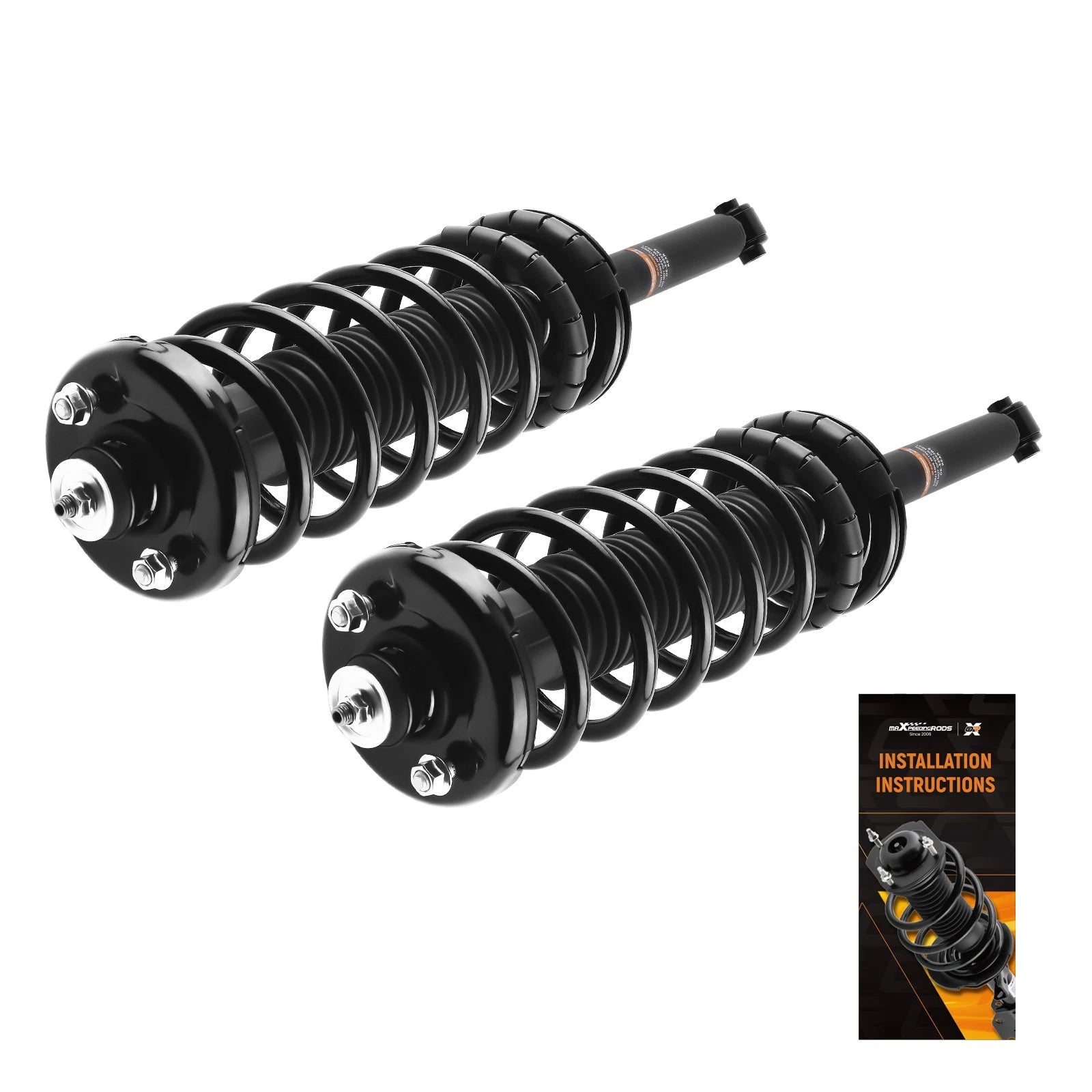 Set of 2 Rear Struts with Coil Spring for Acura TL (1999–2003) & Honda Accord (1998–2002)