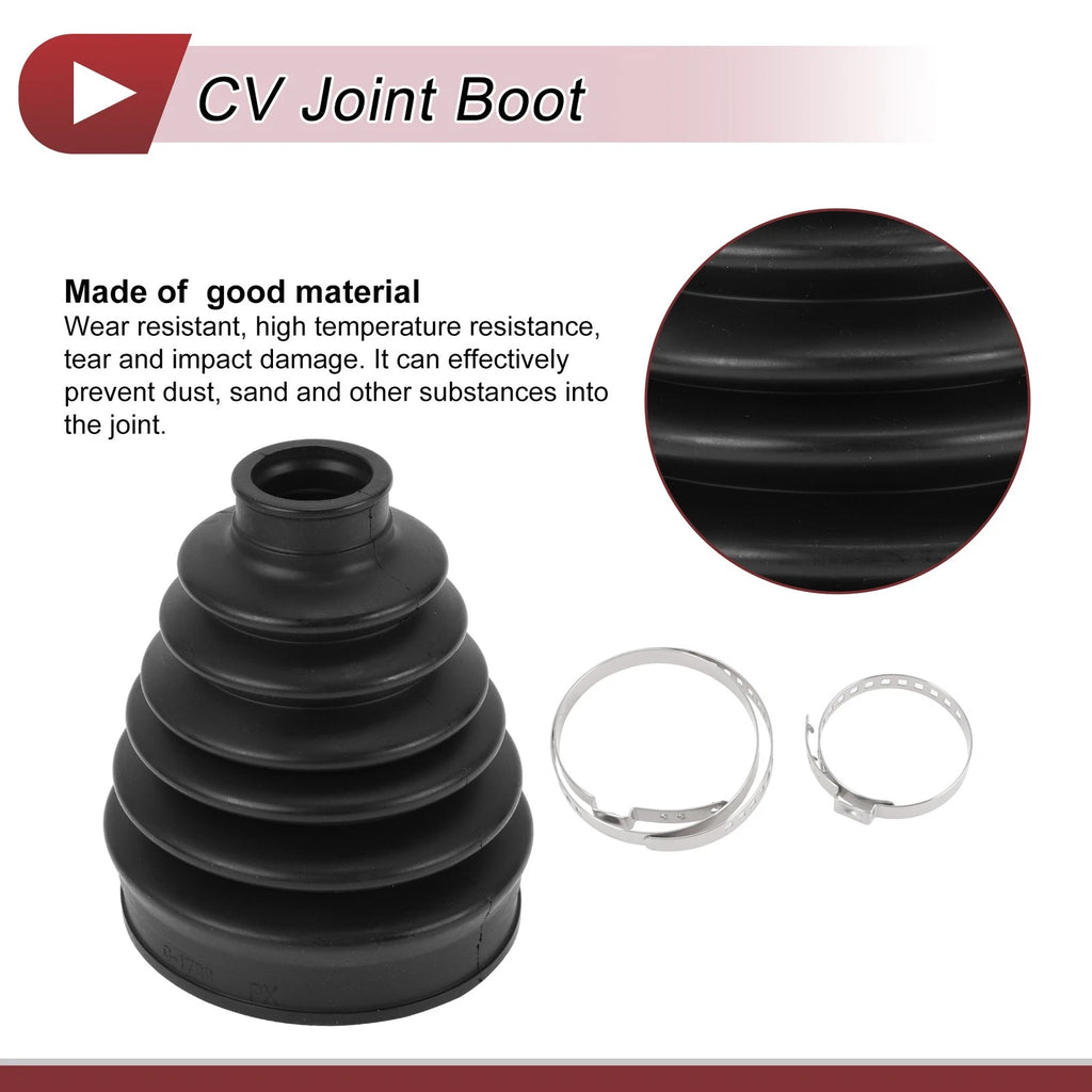 Outer CV Joint Boot Kit w/ Clamps for Honda CR-V (2008–2011, 2019)