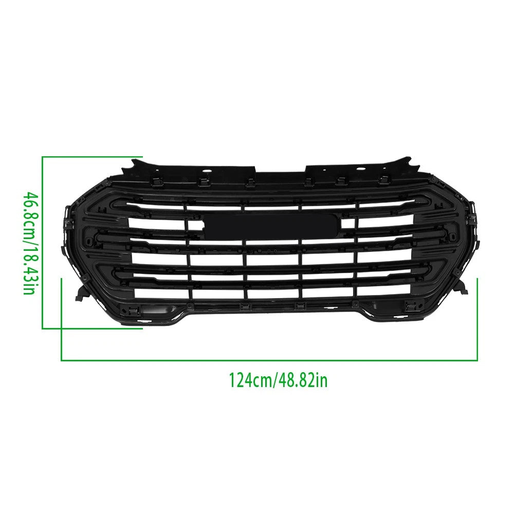 Front Upper Grille for GMC Terrain (2022-2023) Gloss Black