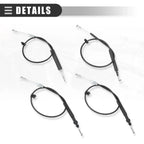 4pcs Front Inside Door Lock Cables for Honda Accord (2003-2007)