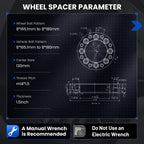 Wheel Spacers Adapter for Chevy Silverado 1500/2500 (2015-2020)