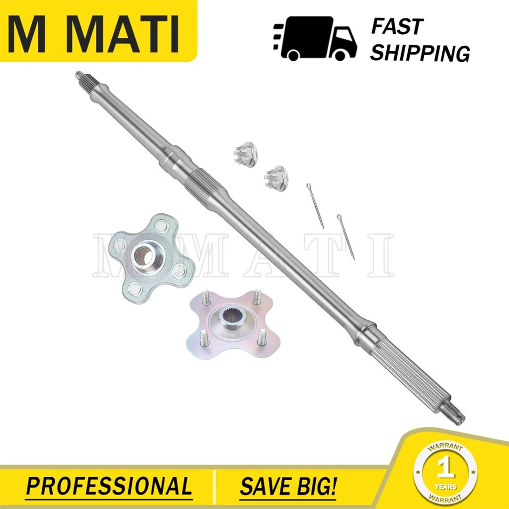Rear Axle Shaft & Hubs for Yamaha Kodiak 450 (2003-2004), Wolverine 450 (2006-2010)