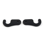 Black Sun Visor Clips for Jeep Wrangler, Gladiator (2018-2023)