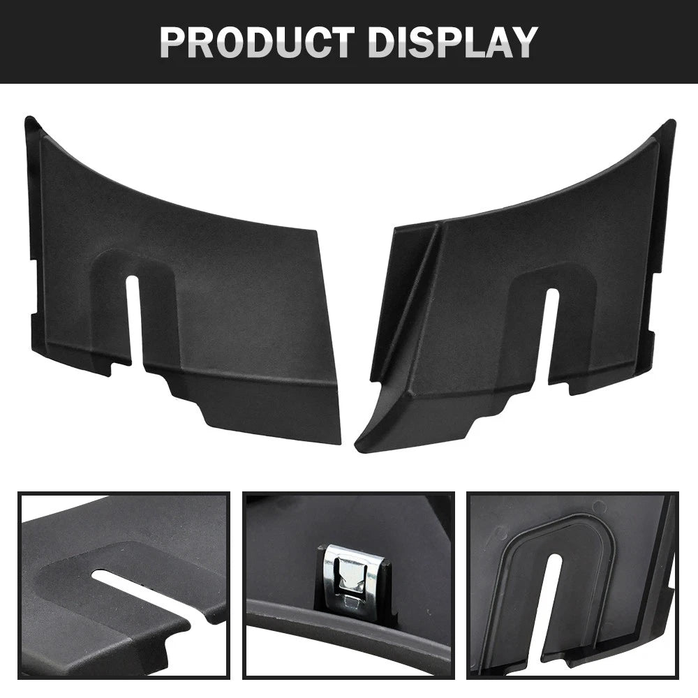 Pair Windshield Wiper Cowl End Air Inlet Panel for Tahoe Yukon Escalade (2007–2014)
