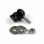 2X Black Skull License Plate Frame Screw Bolts for Universal Motorcycle