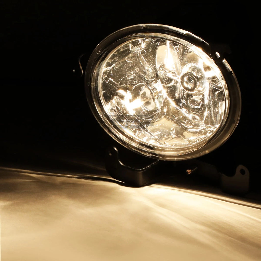 Fog Light Lamp + Switch Kit for Rb Accent 4Dr (2003–2006) - Clear Lens