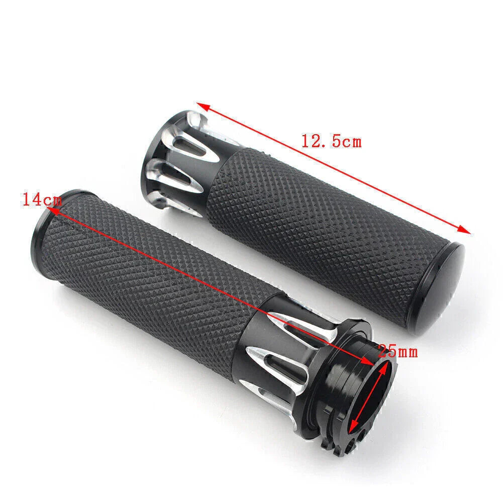 1'' Handle Bar Hand Grip for Harley Touring, Street Glide, Softail, Dyna