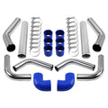 2.5" Universal Aluminum Turbo Intercooler Elbow Pipe Kit with Hose & Clamp