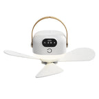 Wireless Ceiling Fan for Camping - Brushless DC Motor, Long-Distance Airflow