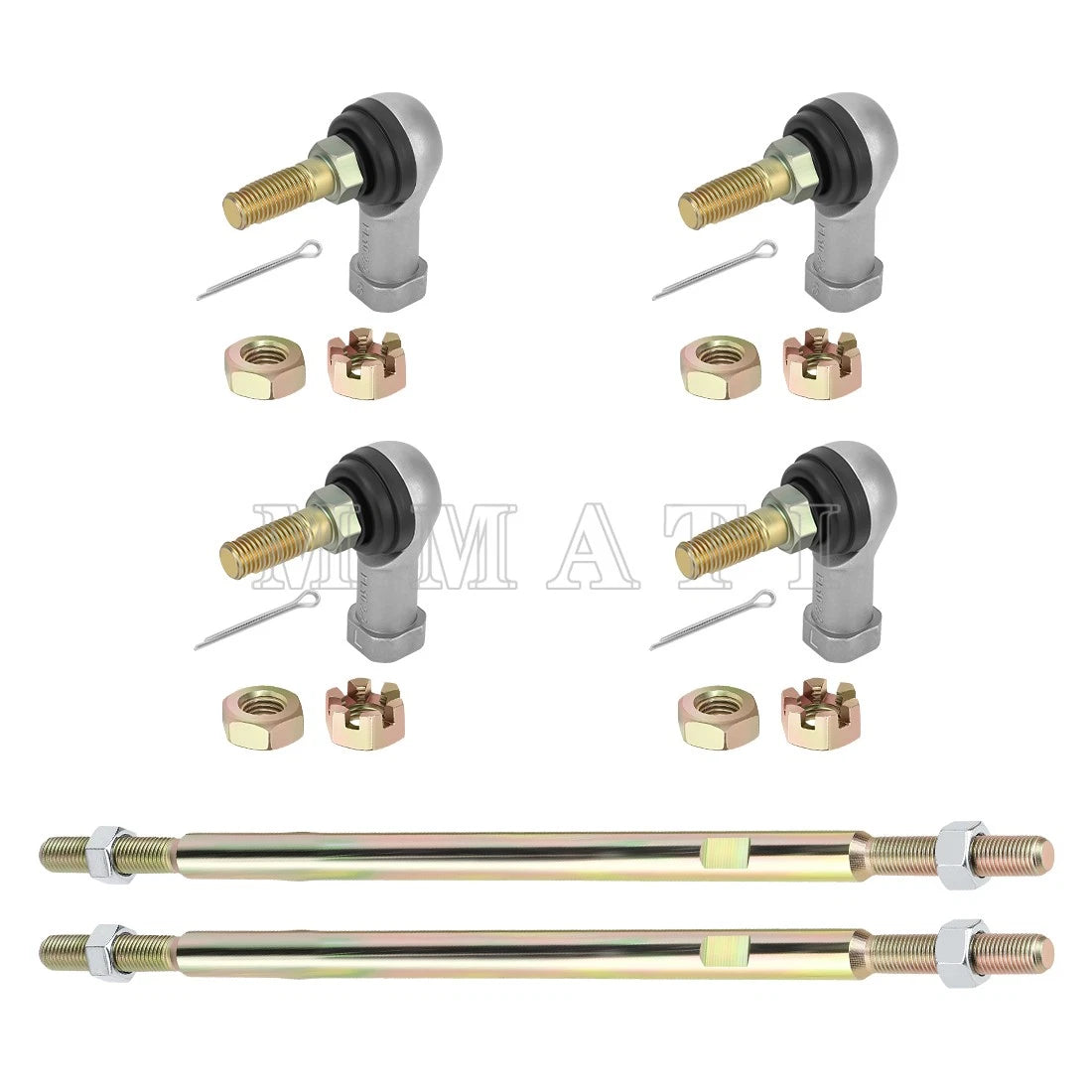 2 Tie Rod & End Ball Joint for Polaris Trail Blazer Big Boss 250 (1989–1992) 5020478
