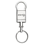 Satin-Chrome Valet Keychain - Officially Licensed for Dodge SRT Hellcat