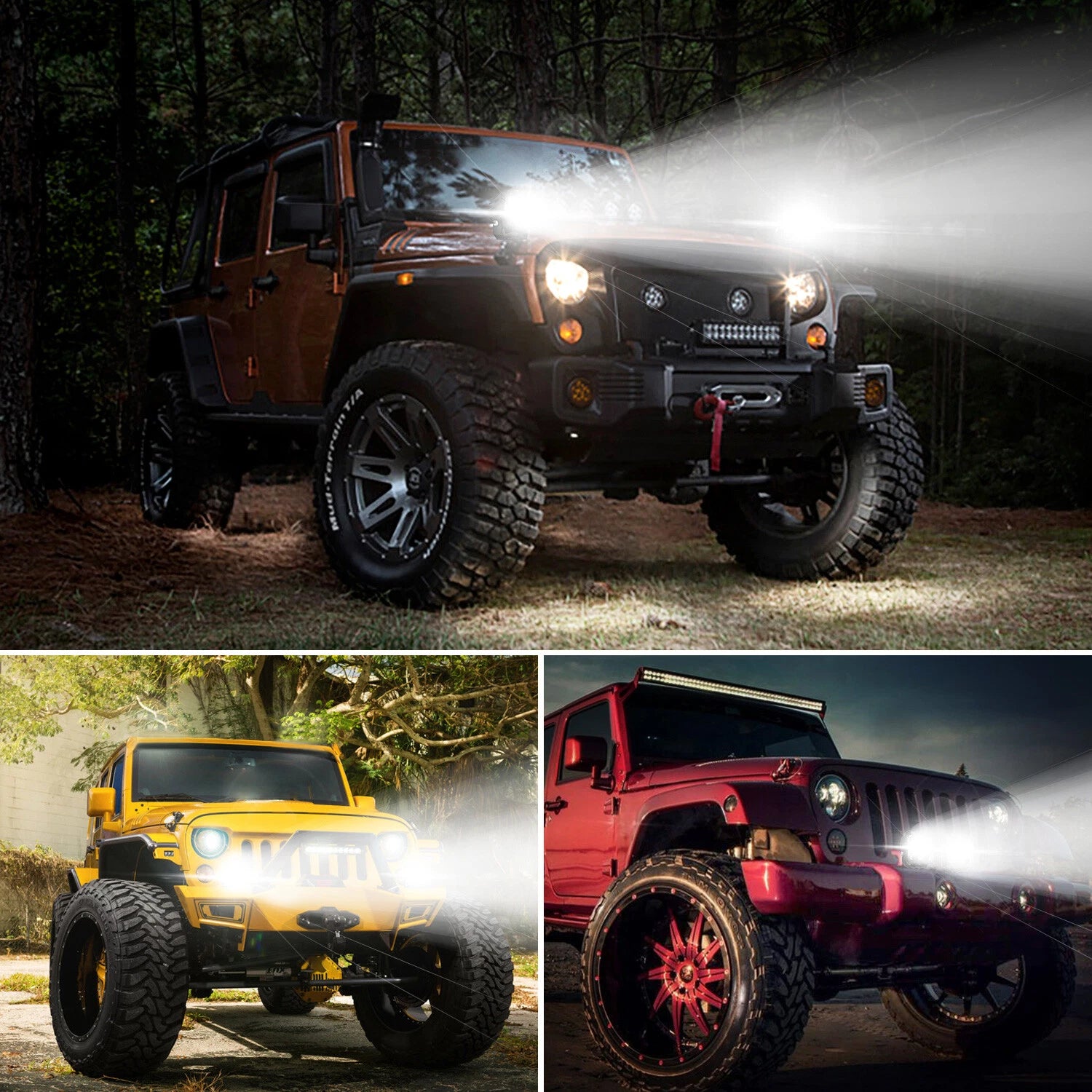 2X 3" LED Work Pod Lights for Jeep Truck SUV (Off Road)